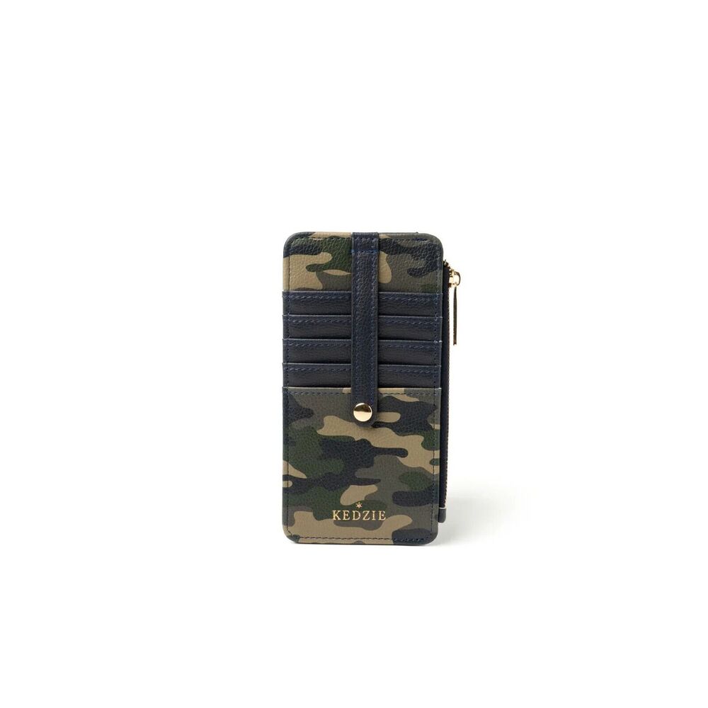 Kedzie Essentials Only Zippered Wallet - Camo  NWOT